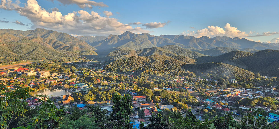 Panorámica desde Wat Phra That Doi Kong Mu