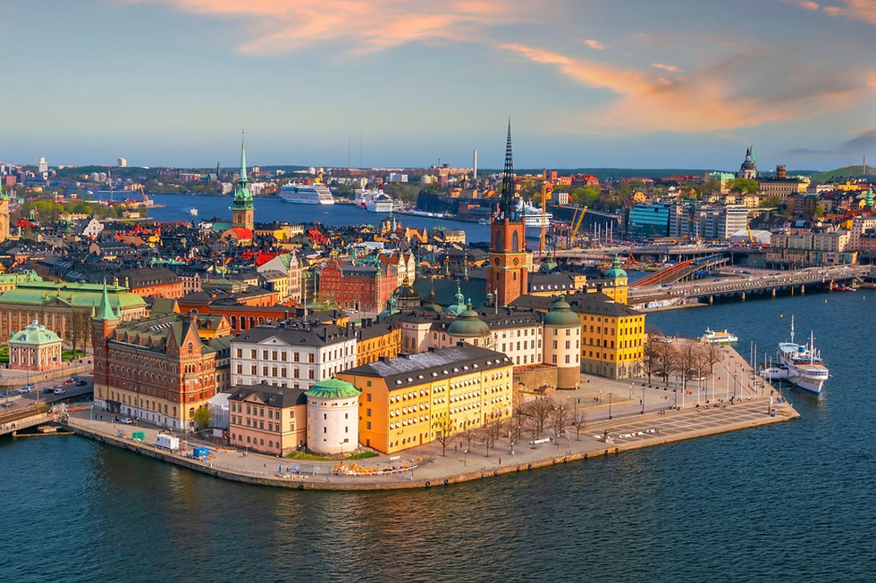 Vistas panorámicas de Estocolmo