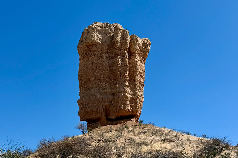 Vingerklip en Damaraland
