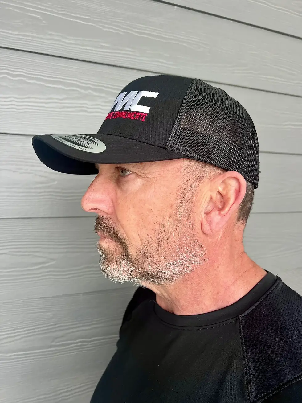 Thumbnail: Black SMC Retro Trucker Hat