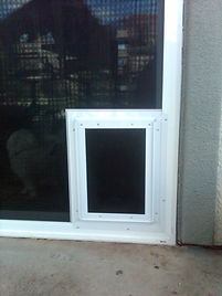 Built-in pet doors give you flexibility for your pets