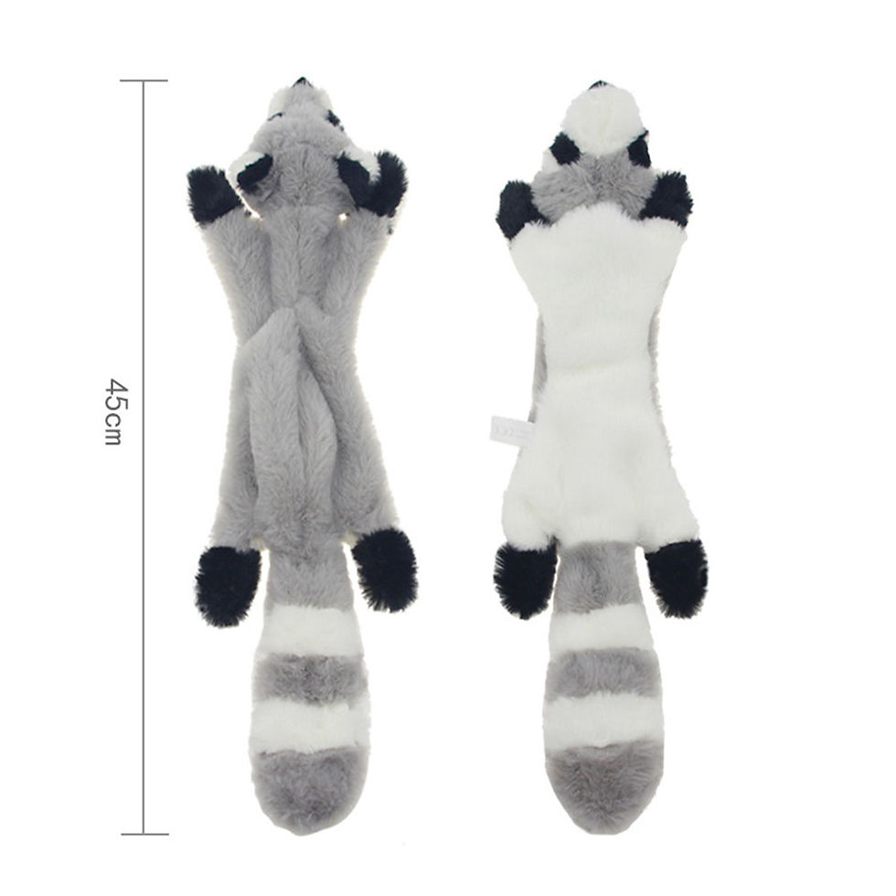 Thumbnail: Funny Simulated Animal No Stuffing Dog Toy with Squeakers Durable Stuffingless P