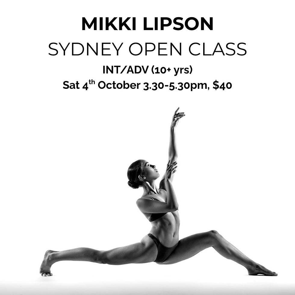 INT/ADV OPEN CLASS (10+ yrs)