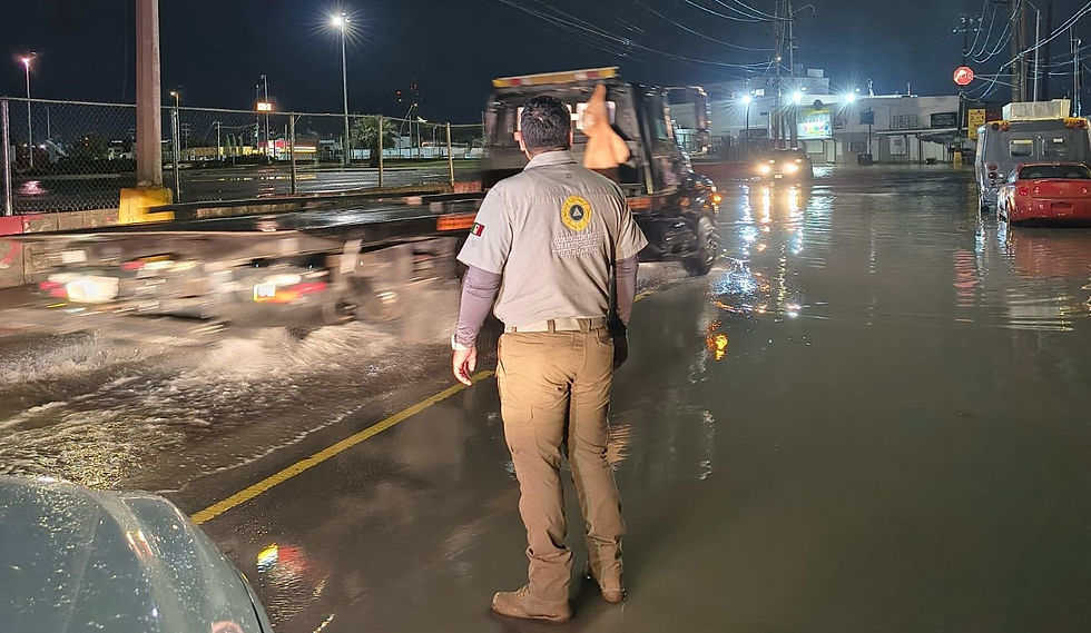 Alerta preventiva por lluvias en el sur de Chihuahua