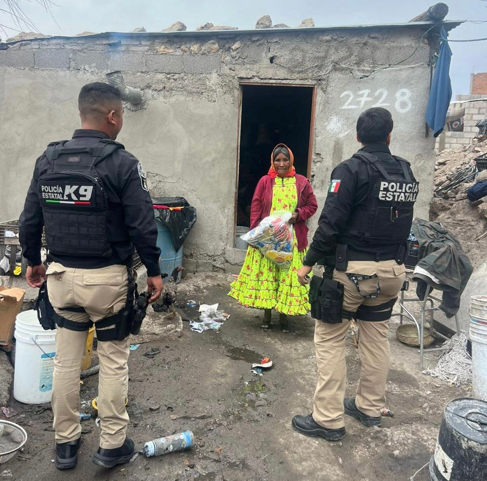 Elementos K9 de la SSPE realizan acciones solidarias en Chihuahua capital