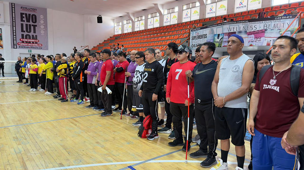Inaugura Beto Pérez la tercera edición del Campeonato Nacional de Golbol