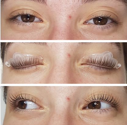 Keratin Lash Lift process