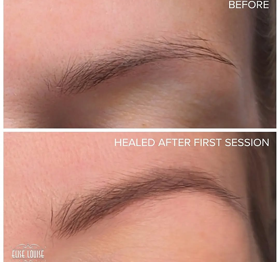 Healed Soft Powder Brow Tattoo