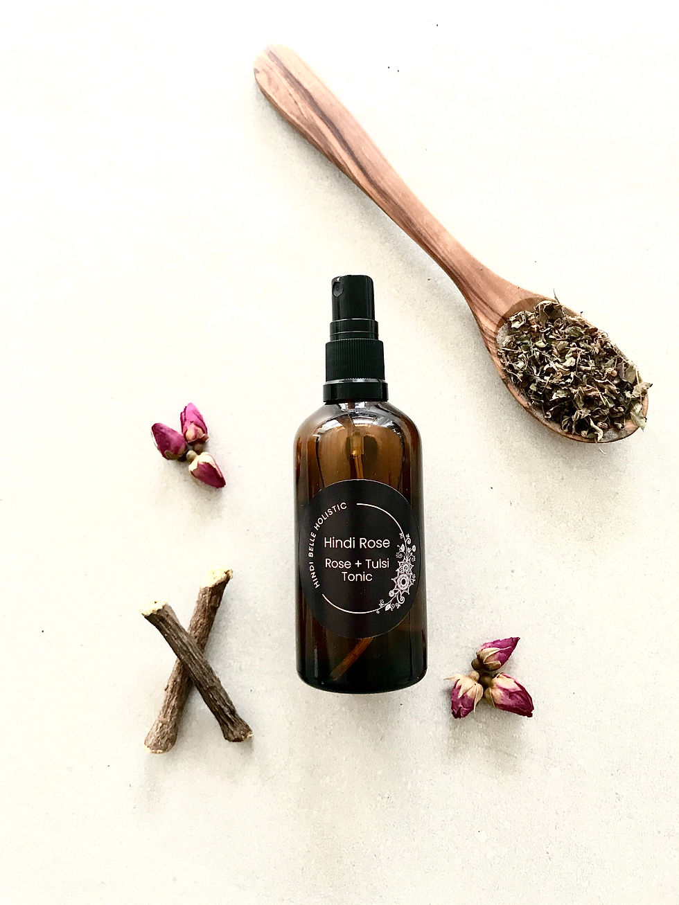 Rose and Tulsi Tonic