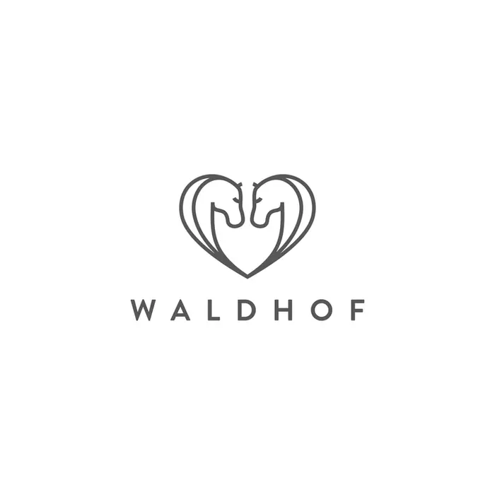 Waldholf Logo Design, minimalistisches Logo, Logo design agentur, Proportio Divina Design Agentur
