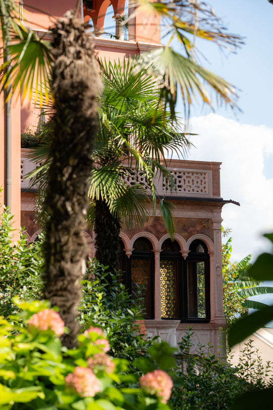 Elegant wedding venue details at Villa Fiordaliso Lake Garda Italy