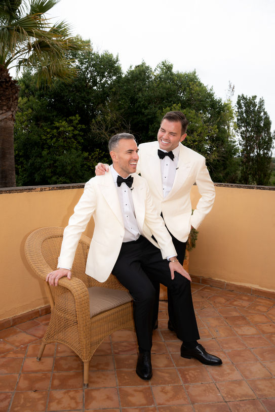 Couple portrait Son Julia Mallorca wedding by photographers and videographers The Weisers