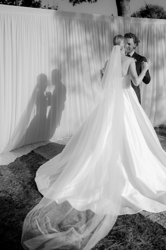 Bride portrait photographed in Ajaccio Corsica South of France.