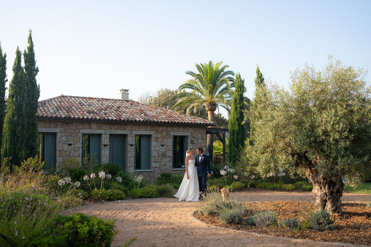 Destination wedding venue in Ajaccio Corsica South of France.