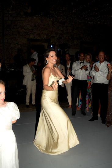 Traditional Persian knife dance during Son Berga wedding reception
