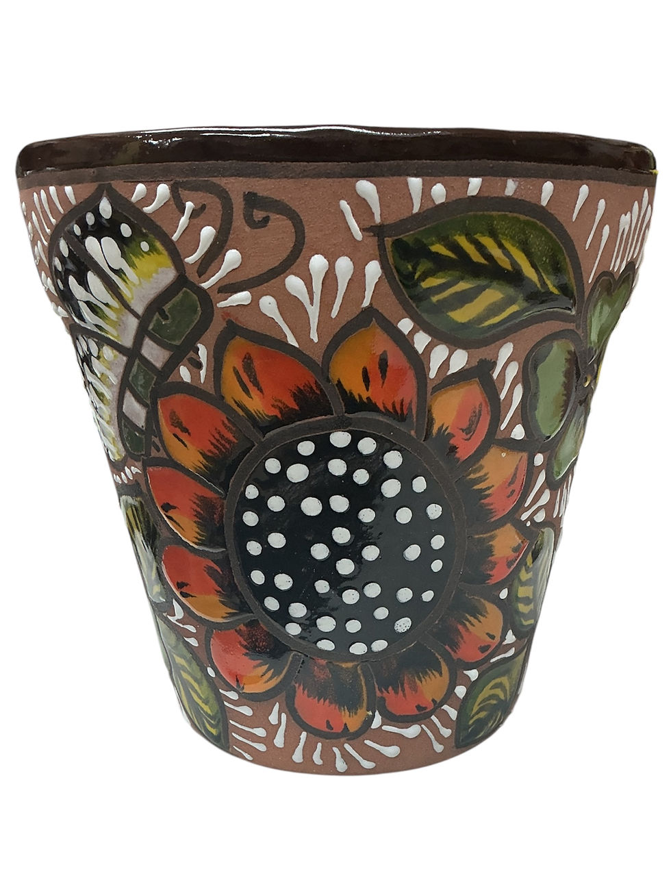 Thumbnail: Hand Painted Talavera Garden Planter | Vibrant Outdoor Accent