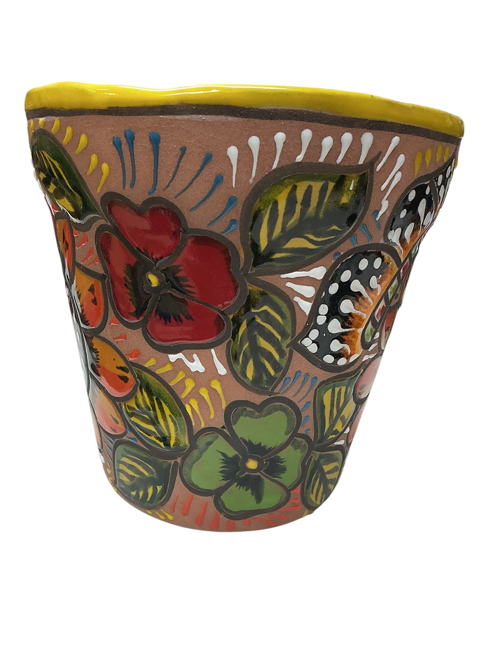 Thumbnail: Talavera Sunflower Planter | Garden Path Accent | Multi Color