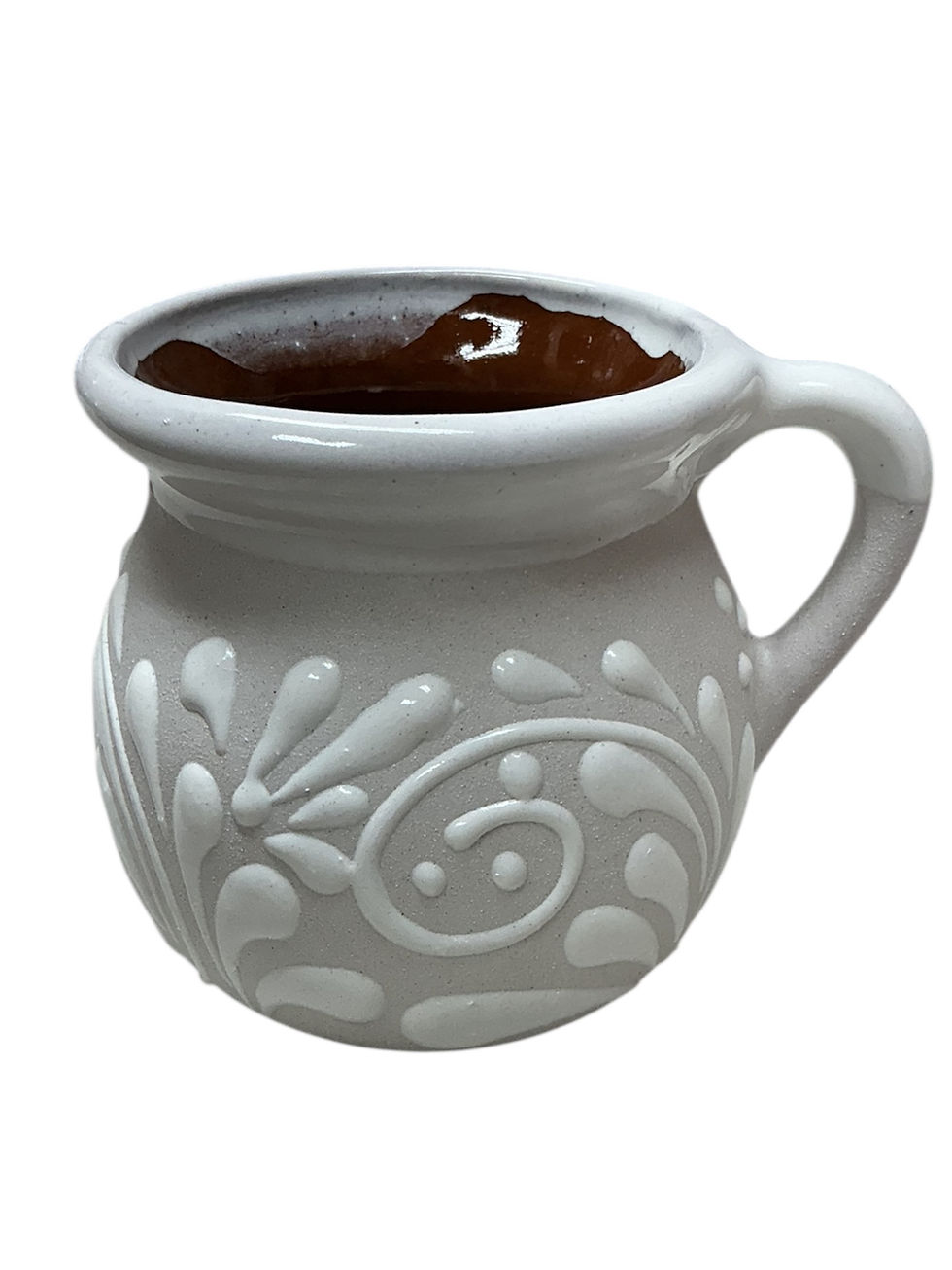 Thumbnail: Set Of 12 Pink Talavera Mini Mug Cups Floral Design Handmade Decor Gift