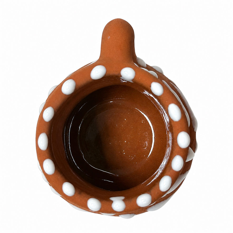 Thumbnail: Talavera Mini Jarrito Shot Glass (Set of 12) | Teracotta Color | 1.5x1.5” 1oz | 