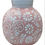 Thumbnail: Pink Talavera Vase With White Floral Design | Handcrafted Statement Piece