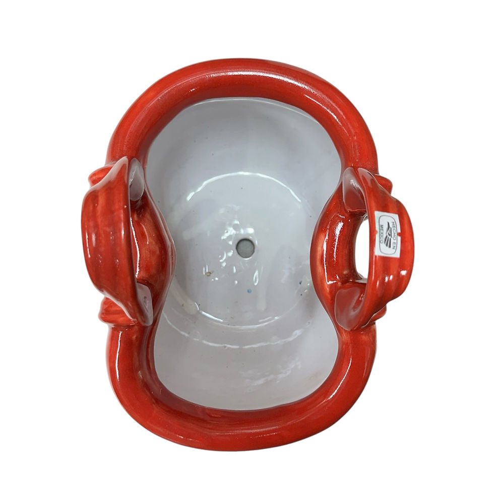 Thumbnail: Talavera Garden Planter | Hand-Painted Mexican Ceramic | Floral Red Mulitcolor