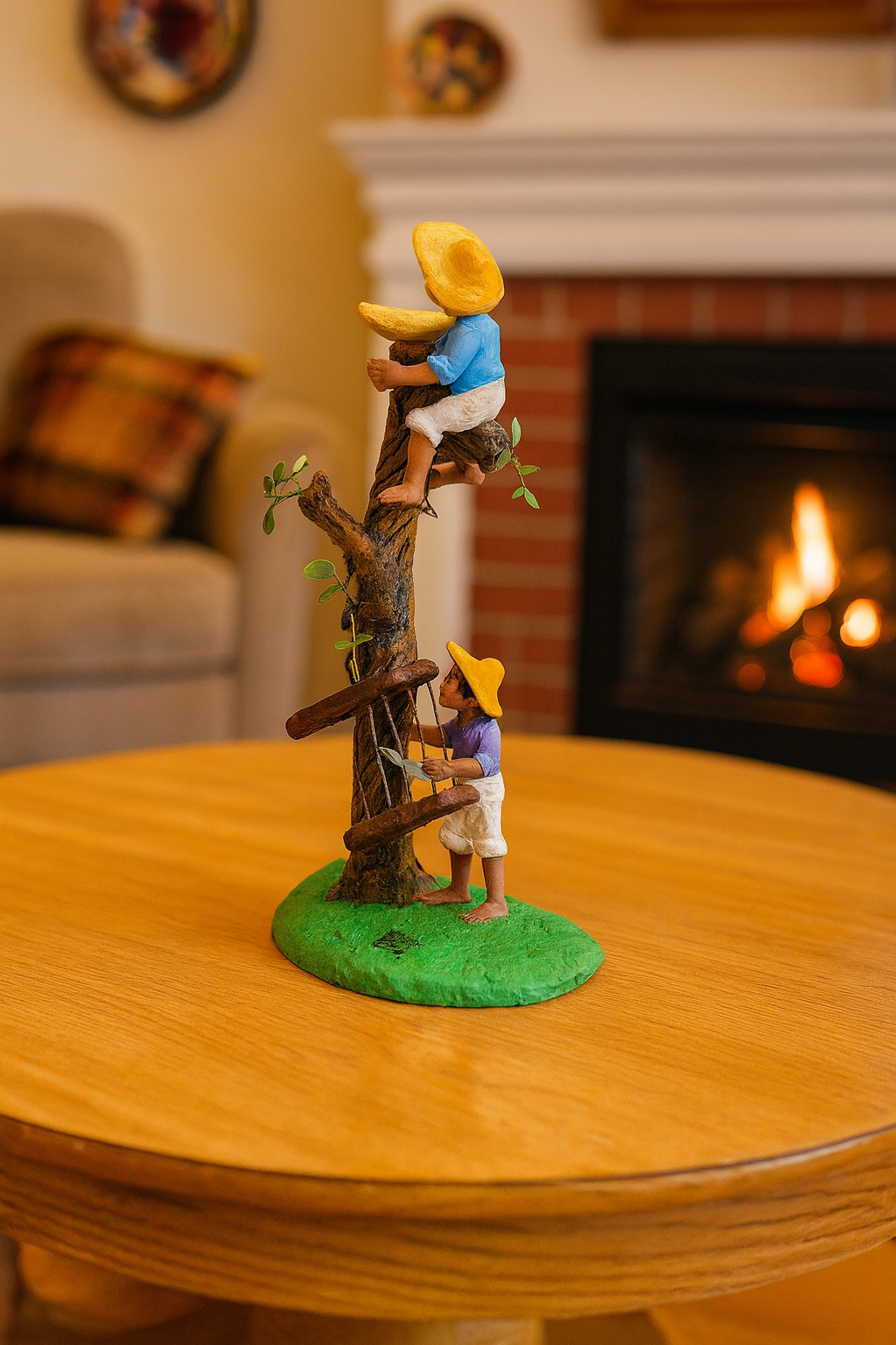 Talavera Playground Figurine – Multicolor – Lead Free