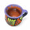 Thumbnail: Traditonal Mexican Talavera Halloween Jarrito mug | Black Color