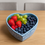 Thumbnail: Talavera Heart Shaped Fruit Bowl (Multi-use) | Blue & White 