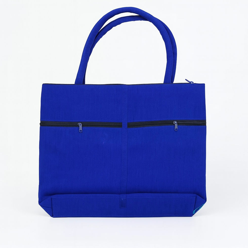 Thumbnail: Traditional Embroided Hello Kitty LA Dodgers Tote Bag | Floral Design 