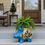 Thumbnail: Talavera Pig Planter • Blue Multicolor • Lead Free • 11.5x14” • Pig-Shaped
