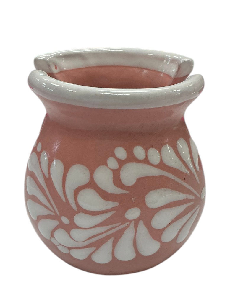 Thumbnail: Set of 6 | Talavera Napkin Holder Pink White Floral Table Decor Accent