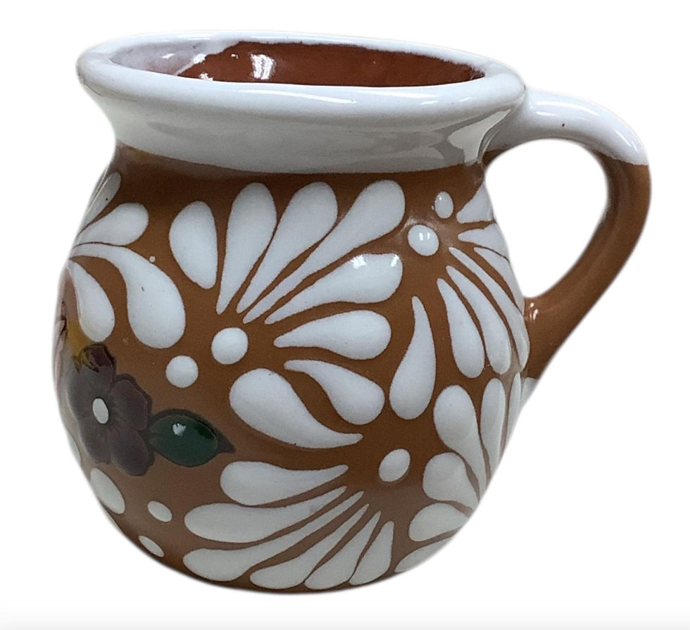 Thumbnail: Talavera Axolotl Mug | Brown & White | Dishwasher and Microwave Safe | Lead Free