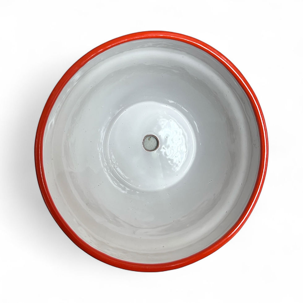 Thumbnail: Traditional Handmade Talavera Set of 4 Pot | Orange Color 