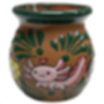 Thumbnail: Talavera Axolotl Mug | Brown & Green | Dishwasher and Microwave Safe | Lead Free