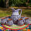 Thumbnail: hand crafted Talavera Floral  Pitcher & Mug Set | Lavender & purple 