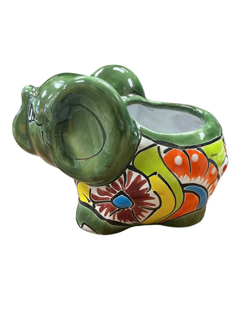 Thumbnail: Handcrafted Talavera Elephant Planter