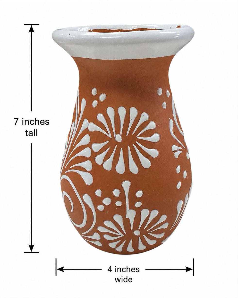 Thumbnail: Set Of 6 | Handmade Talavera Wedding Flower Vases Decor Centerpieces