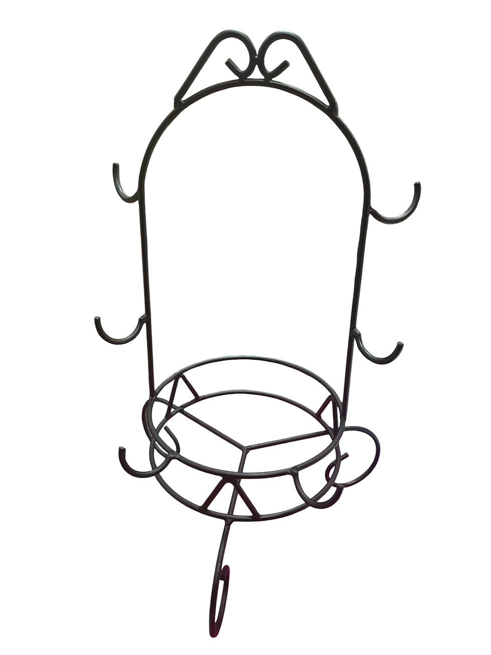 Thumbnail: Talavera Beverage Server Set with 6 Cups & Metal Stand