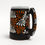 Thumbnail: Mexican Talavera Day Of The Dead Tarro Beer Mug | Black Color 