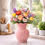 Thumbnail: Talavera Flower Vase | Kitchen Window Accent | Pink