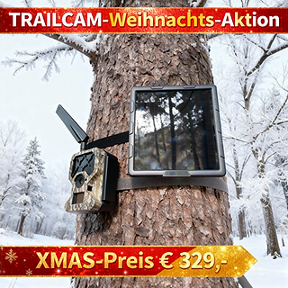 TRAILCAM Wildkamera & Solarpanel Set