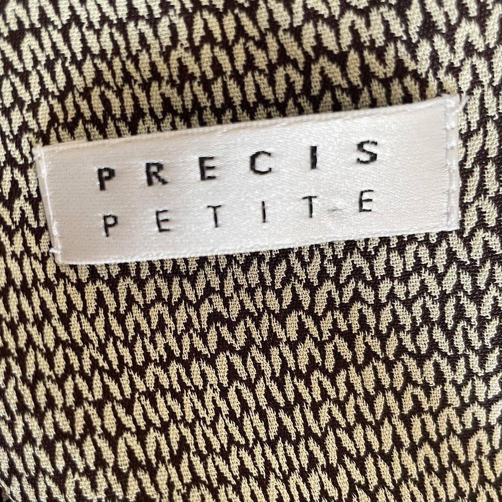 Thumbnail: PRECIS PETITE Brown & Beige Dress