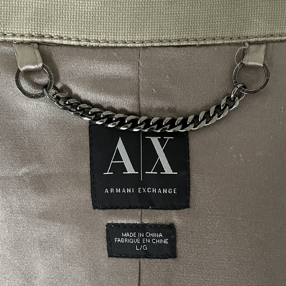 Thumbnail: ARMANI EXCHANGE Pink Beige Trench Coat