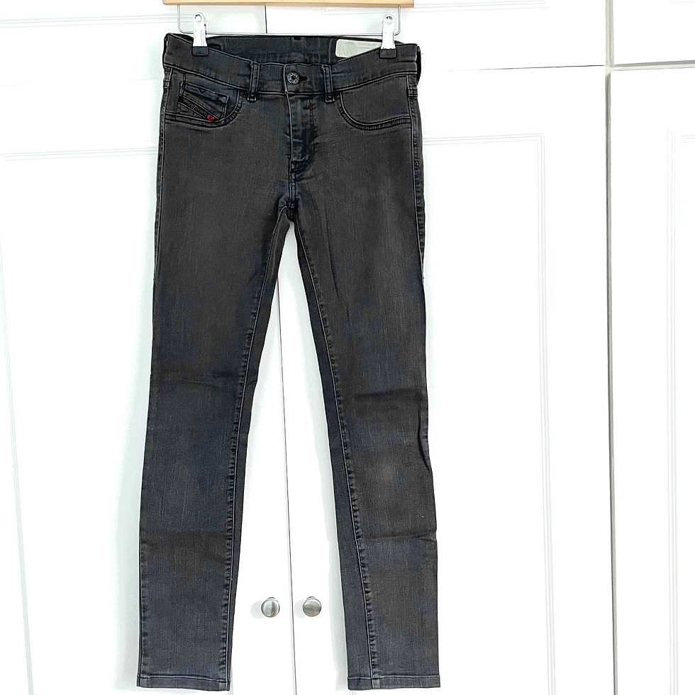 Miniature : DIESEL Livier Jegging Gris Clair Taille Basse