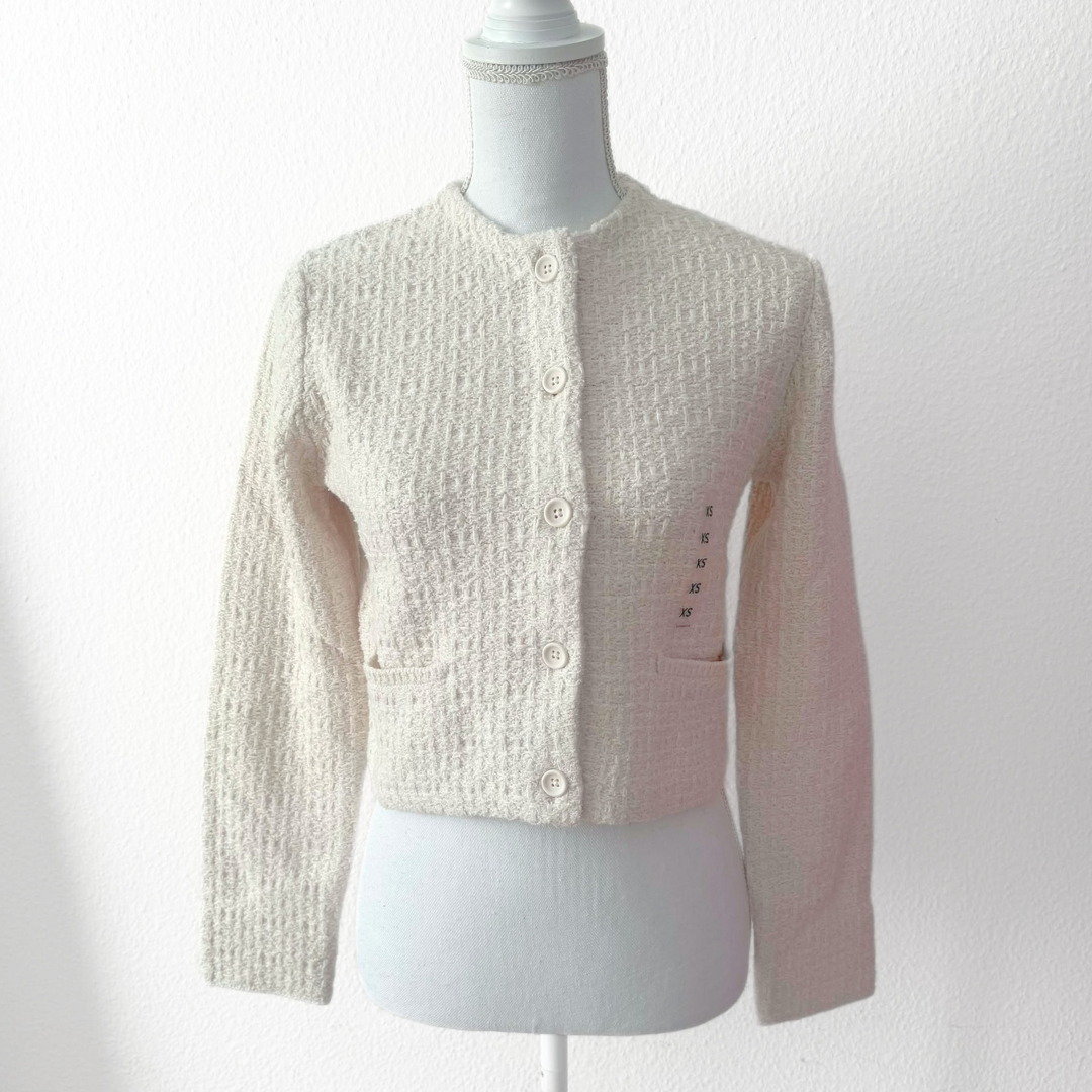 UNIQLO Beige Veste | Cardigan - AVEC ÉTIQUETTE