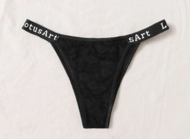 Thumbnail: SHEIN Black Panty - NEW