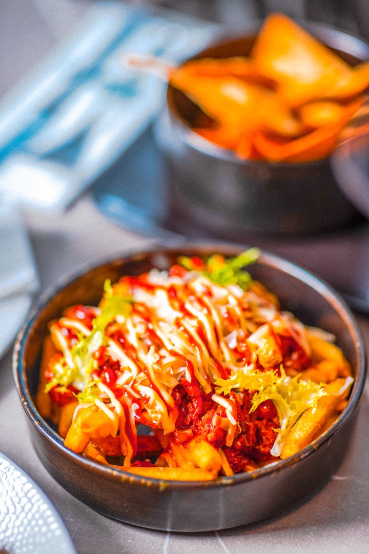 Canadian poutine fries