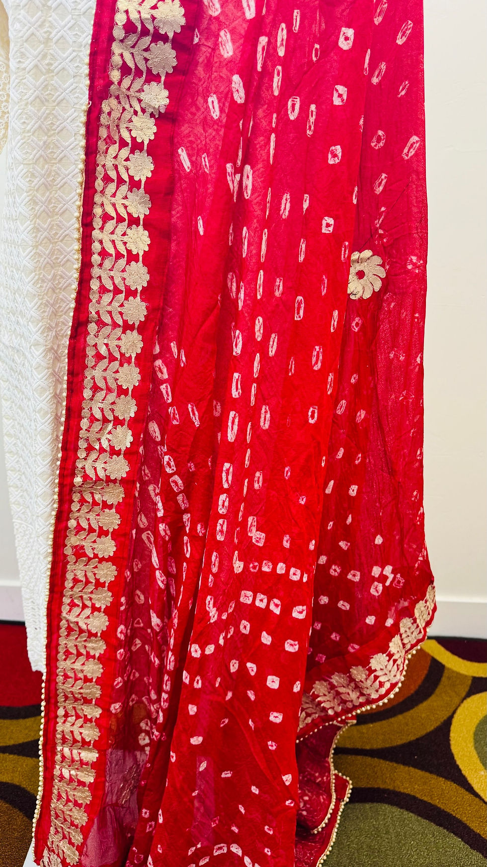 Thumbnail: Art Silk Bandhani Dupatta