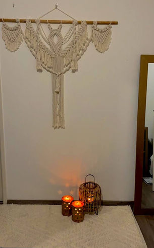 Macramé bohème, big tête de lit