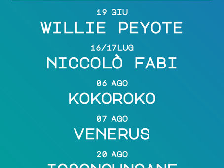 Venerus: Iosonouncane, Kokoroko: ecco la lineup del festival Acieloaperto 2021